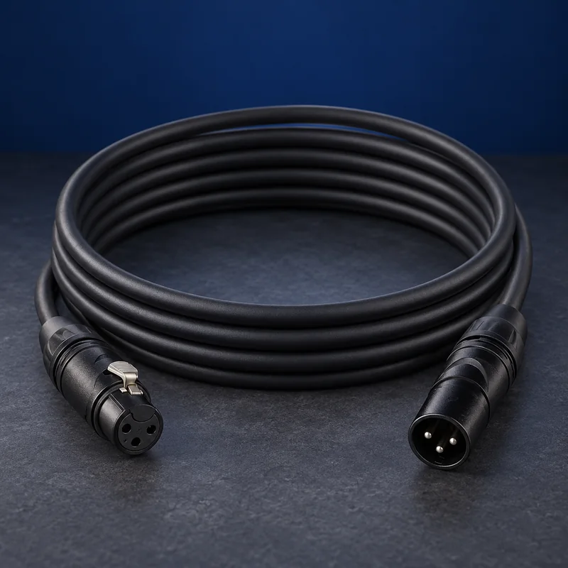 כבל XLR 10 מטר למכירה — תמונת המחשה