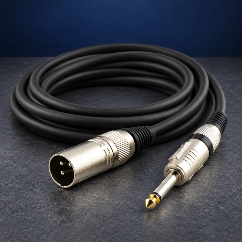 כבל XLR PL 3 מטר למכירה — תמונת המחשה