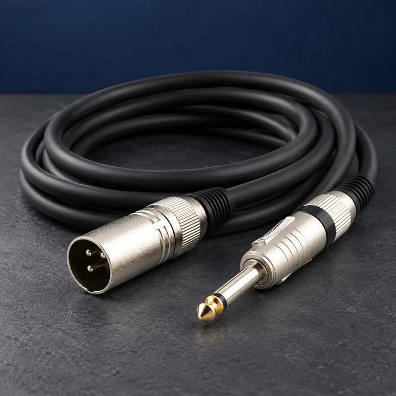כבל XLR PL 5 מטר למכירה — תמונת המחשה
