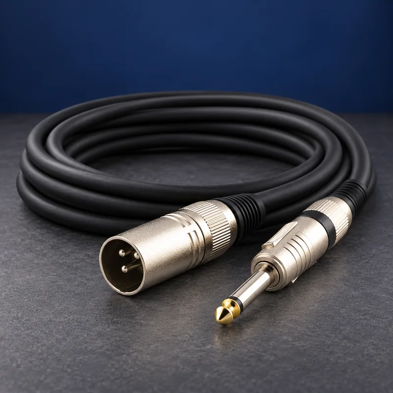 כבל XLR PL 10 מטר למכירה — תמונת המחשה