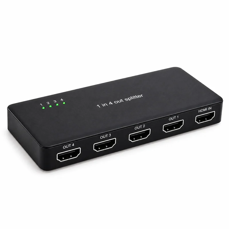 מפצל HDMI ארבע יציאות – תמונת המחשה