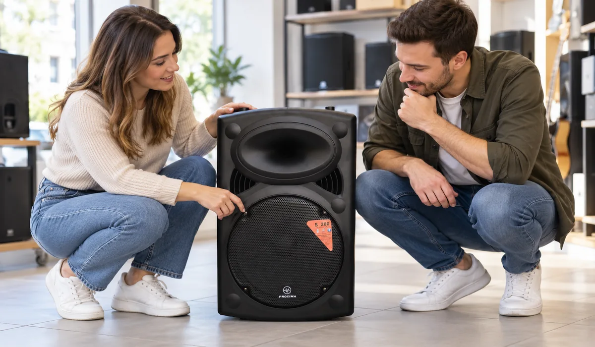 בידורית PROXIMA S-200 בהקשר שימוש – המחשה